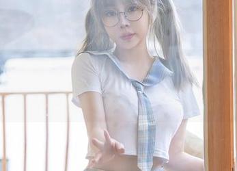 星颜社 – 啦啦啦，林熙儿这身制服，图片一看就想下载到手机里，嘿嘿嘿